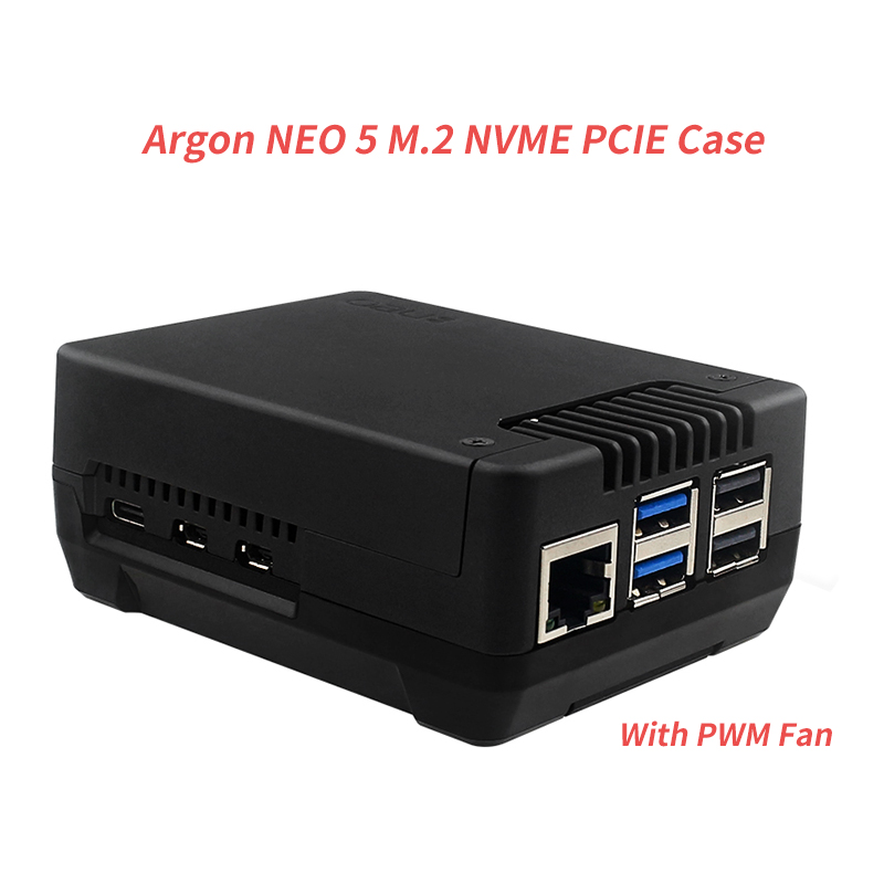 Turing Pi 2 - Caja PCIE Argon NEO 5 M.2