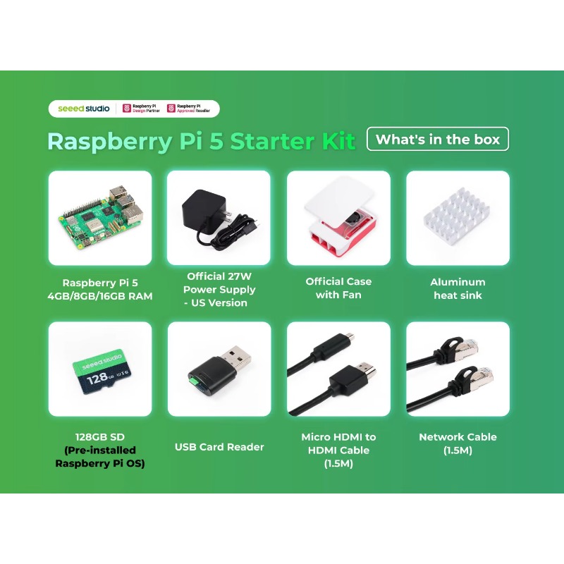 Kit de inicio 5: 4 GB/8 GB/16  - Raspberry Pi 5 8Gb reseña y precio
